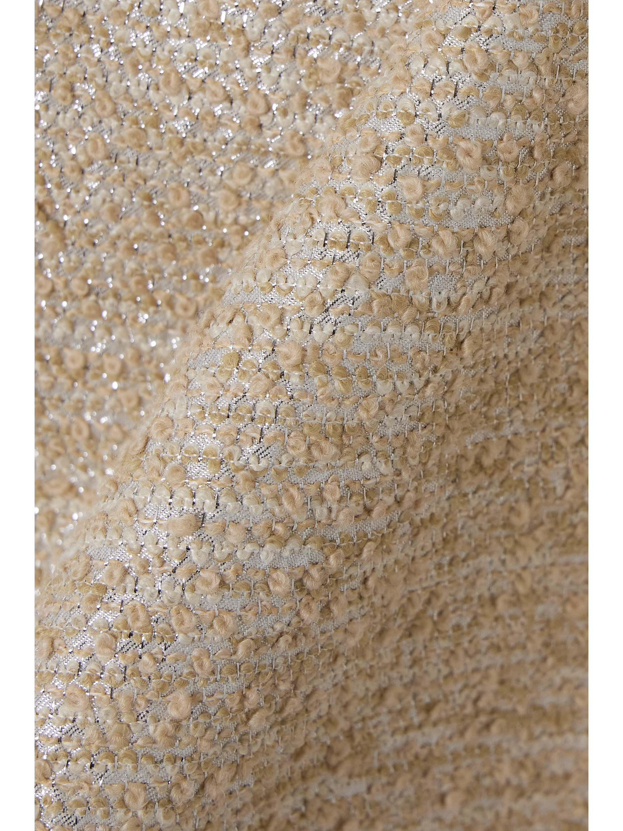 Emilia Wickstead Tibby metallic bouclé-tweed mini dress