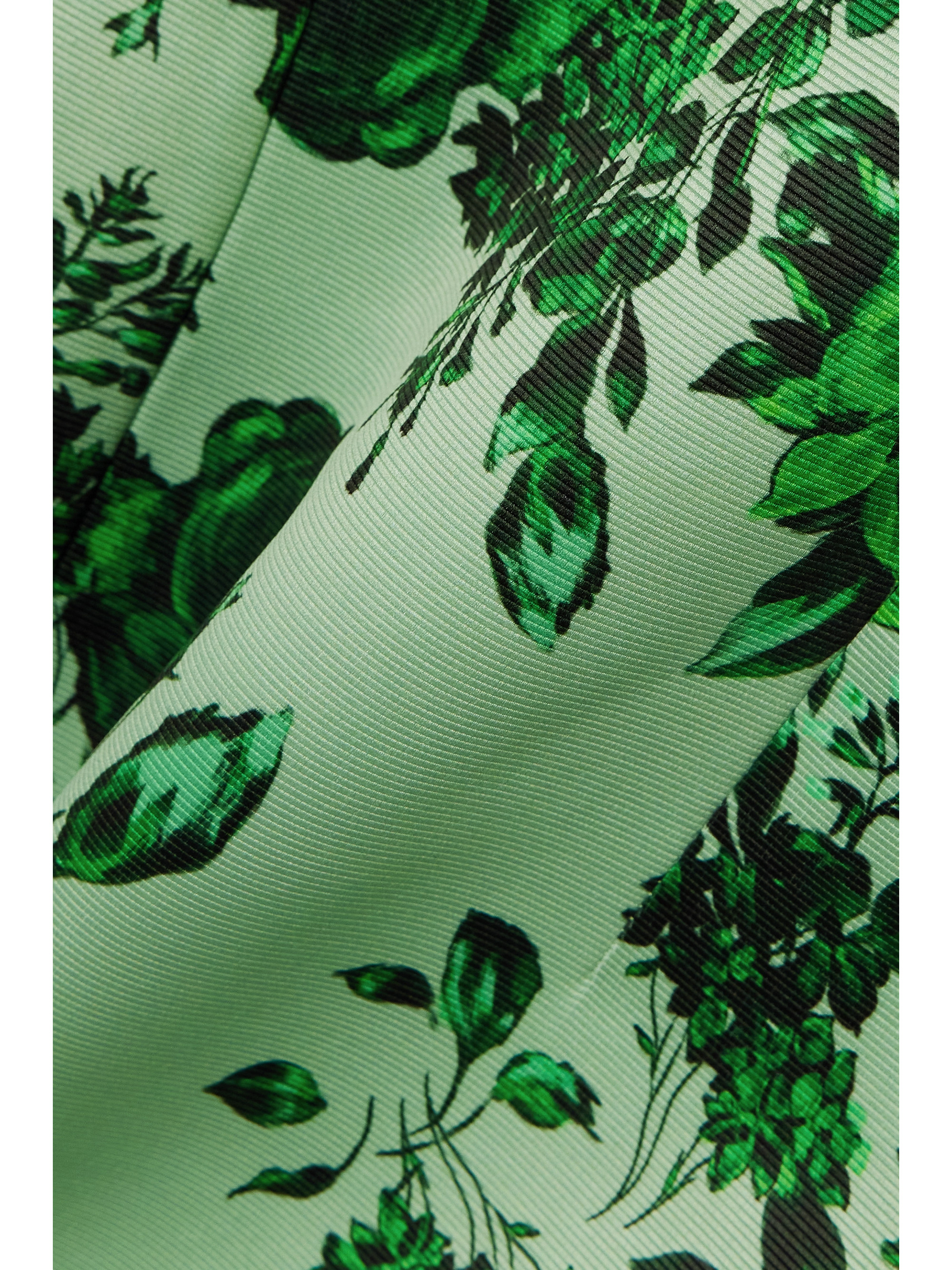 Emilia Wickstead Adalina strapless floral-print taffeta-faille midi dress thumbnail
