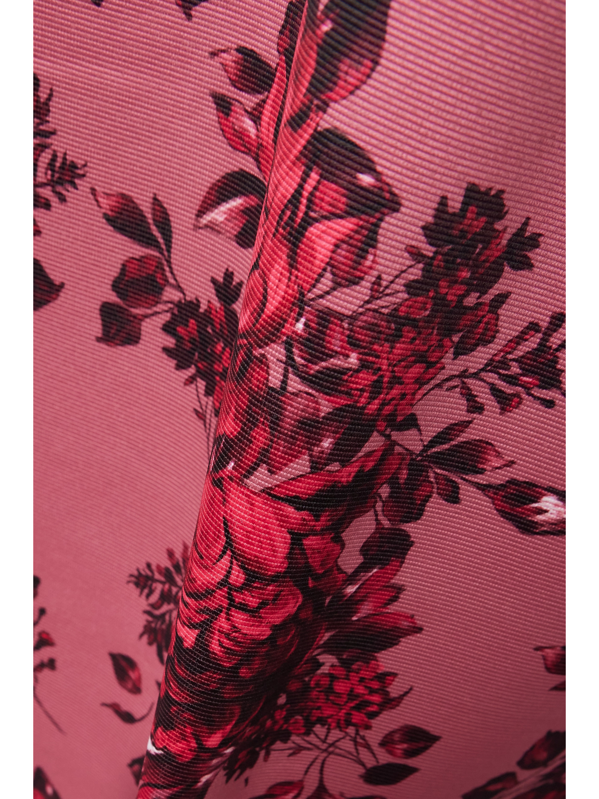 Emilia Wickstead Tiffany layered floral-print faille midi dress thumbnail