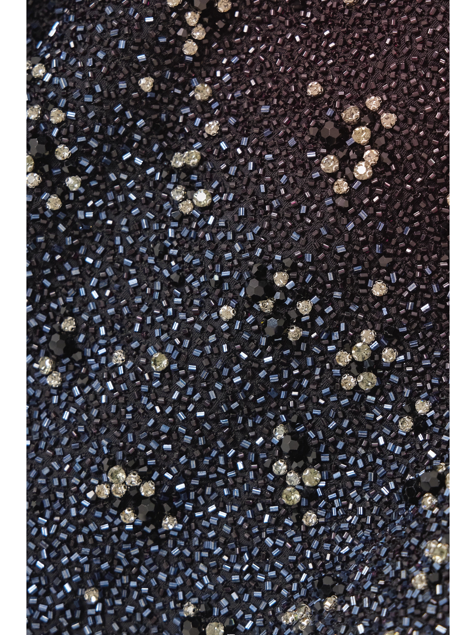 Clio Peppiatt Galaxy embellished stretch-mesh mini dress thumbnail