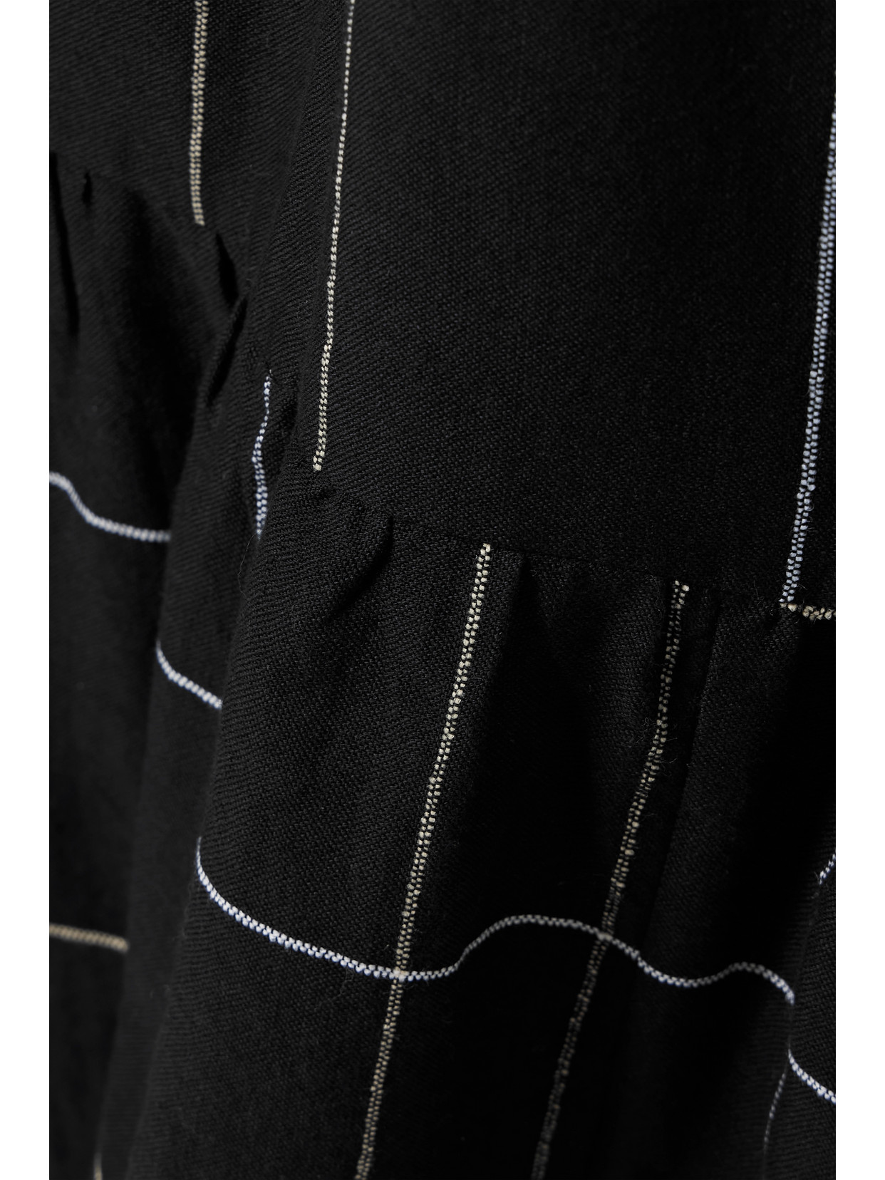 Lemlem + Net Sustain Lelisa Checked Cotton-blend Maxi Dress In Black