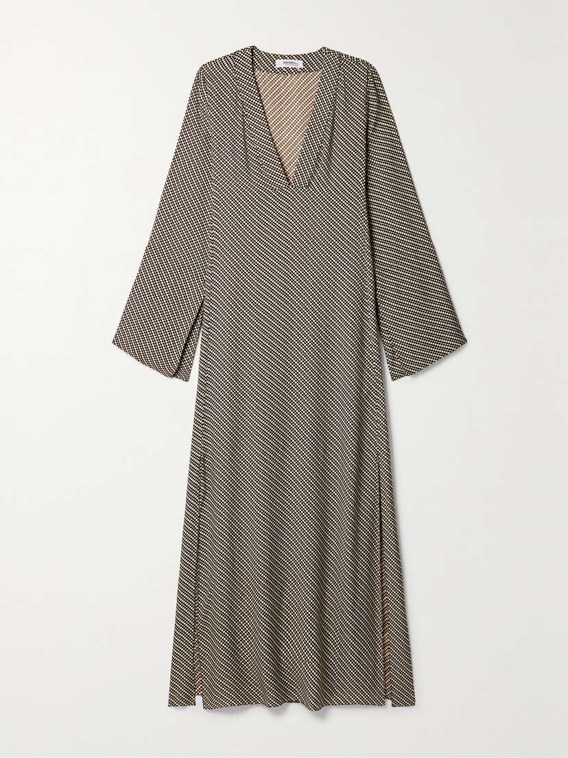 Lemlem + Net Sustain Theodora Printed Crepe De Chine Maxi Dress