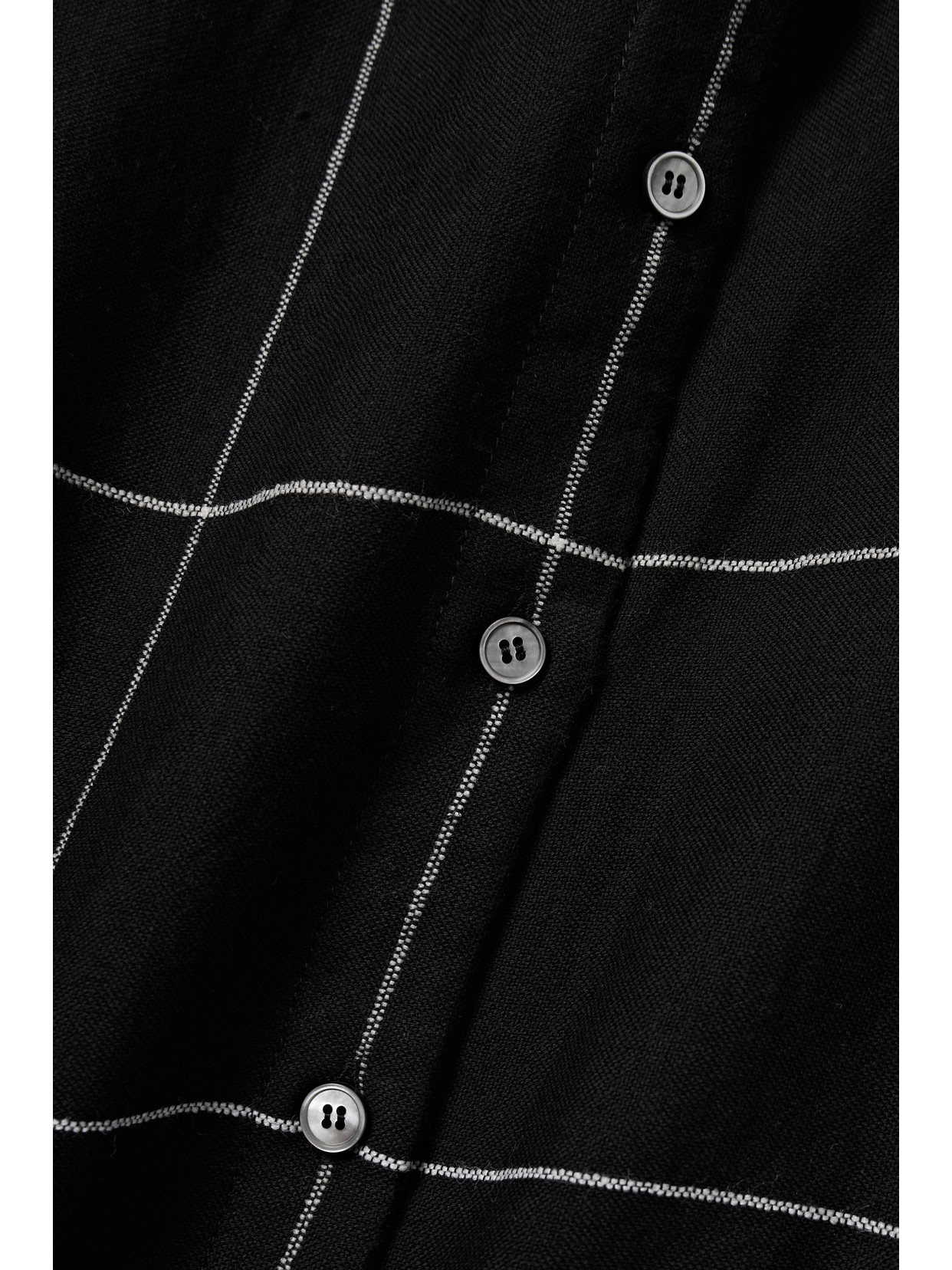 Lemlem + Net Sustain Mariam Checked Cotton-blend Shirt In Black