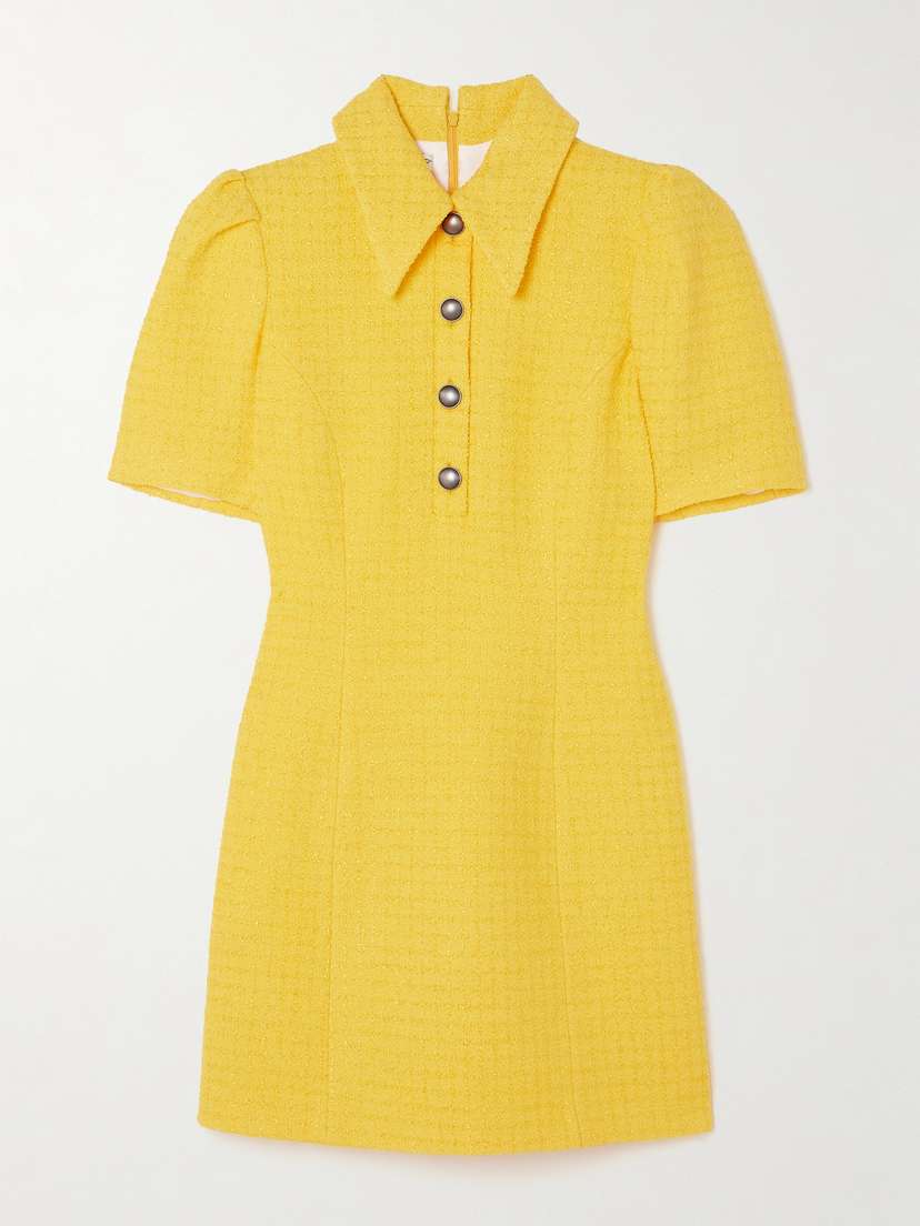 Alessandra Rich Bouclé Mini Dress