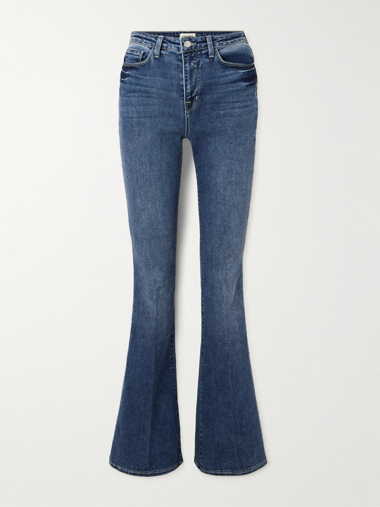 L Agence Marty High-rise Flare Jeans In Rowan