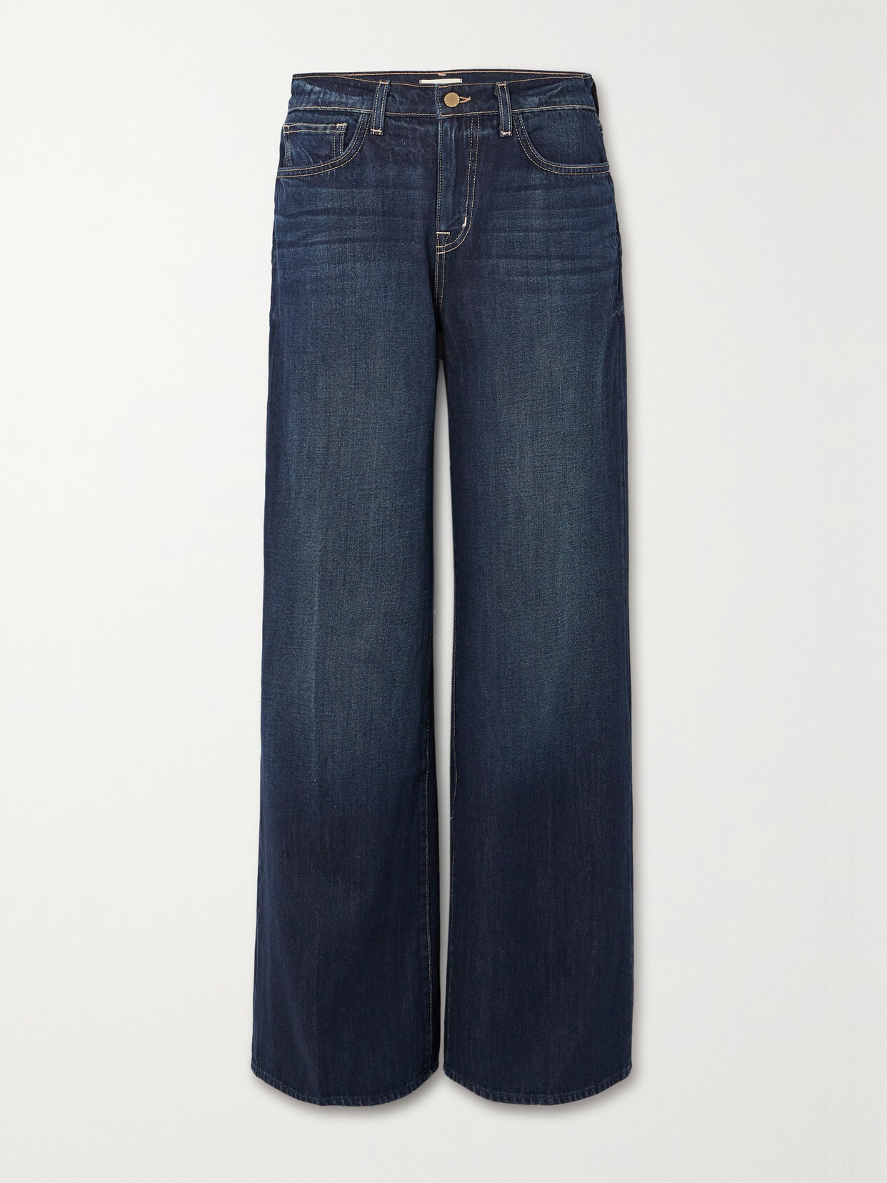 L'Agence - Alicent High-rise Wide-leg Jeans - Blue