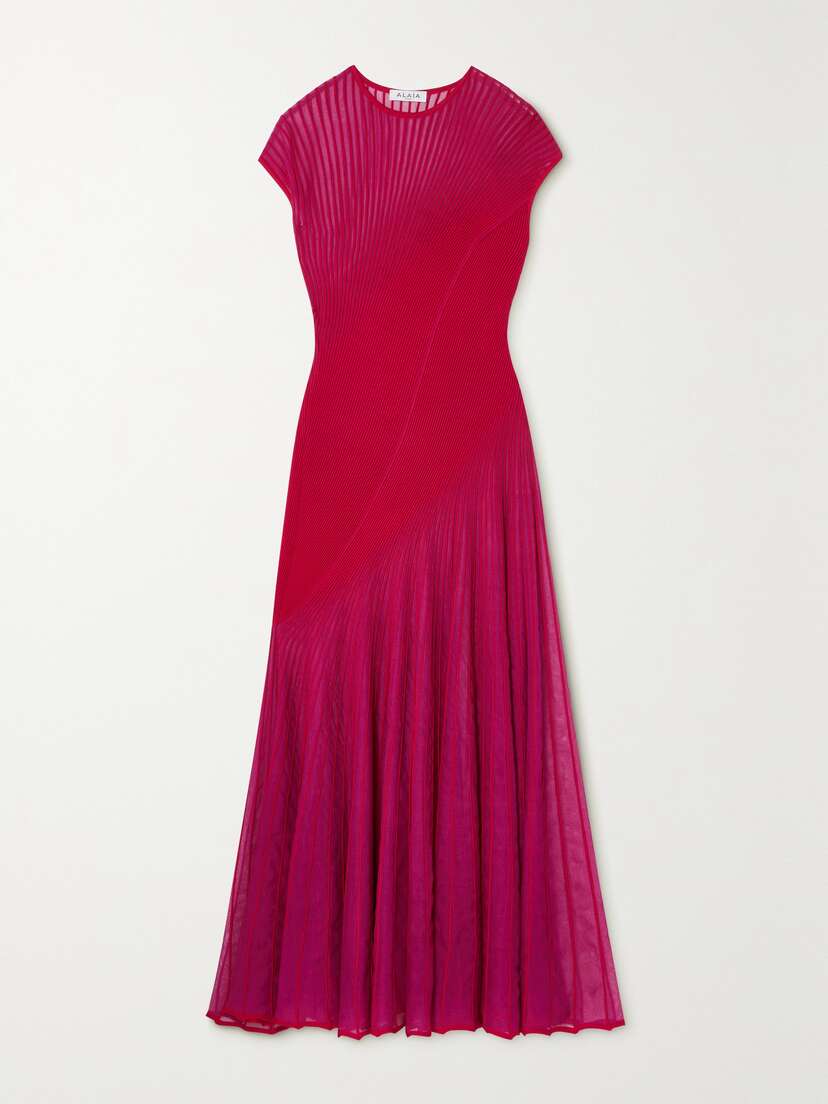 Alaïa Archetypes Ribbed-knit Midi Dress