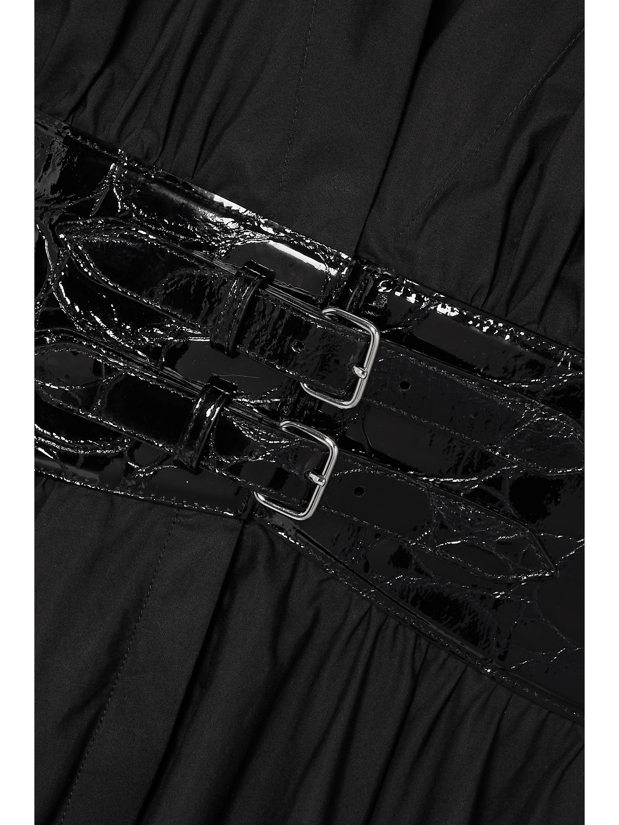 Alaïa Archetypes belted cotton midi dress