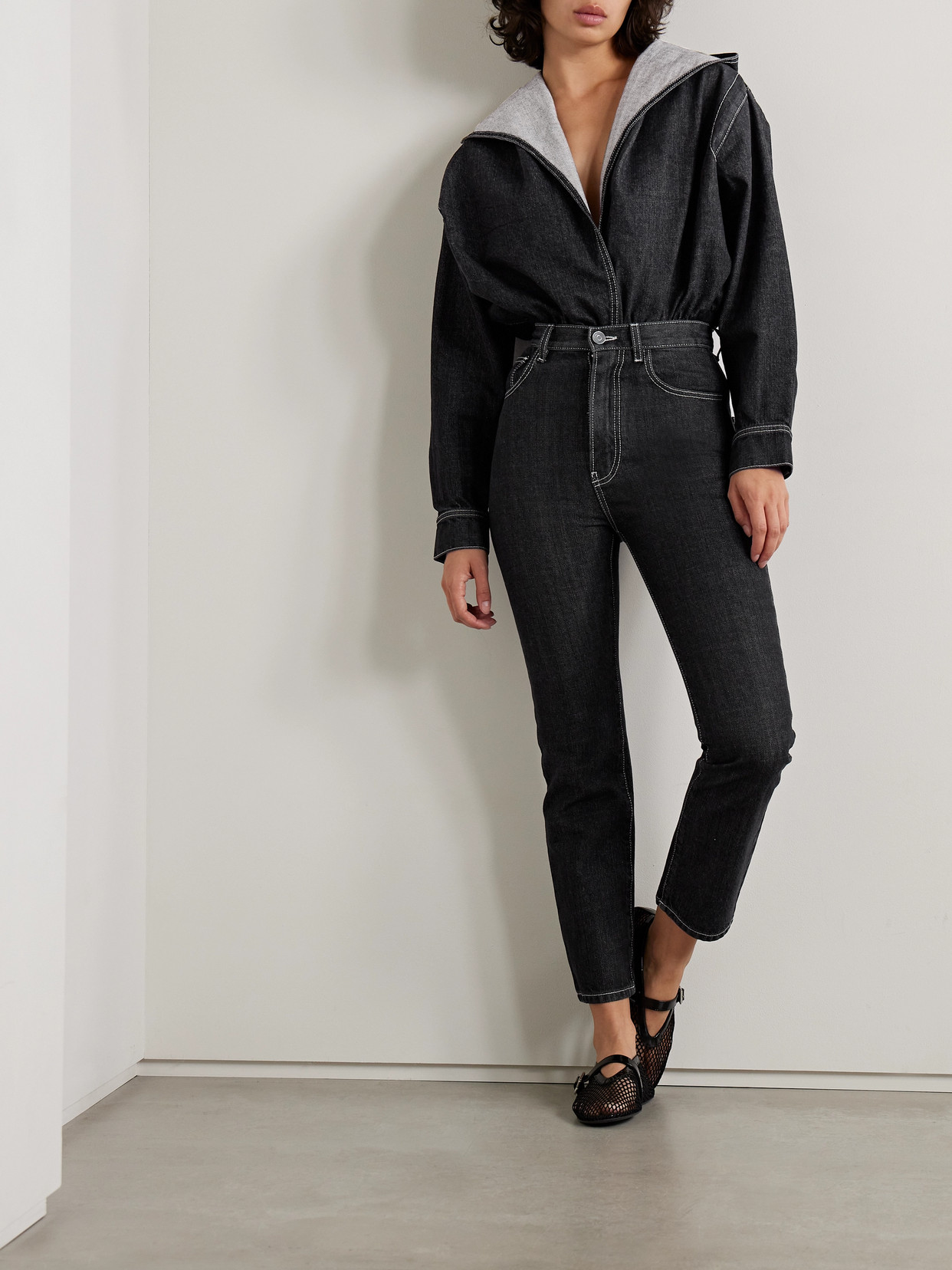Alaïa - Archetypes High-Rise Slim-Leg Jeans