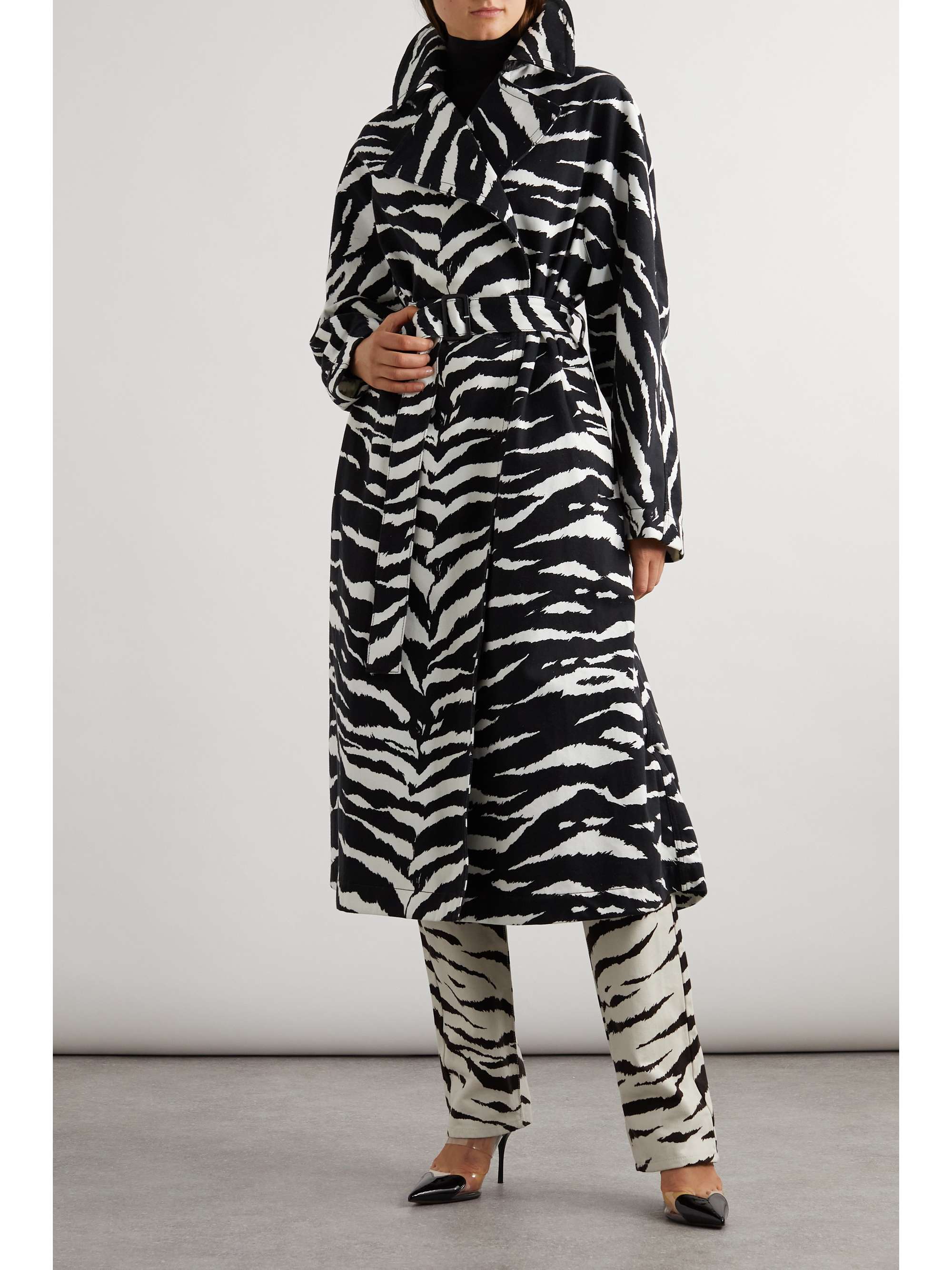 Zebra print coat hotsell
