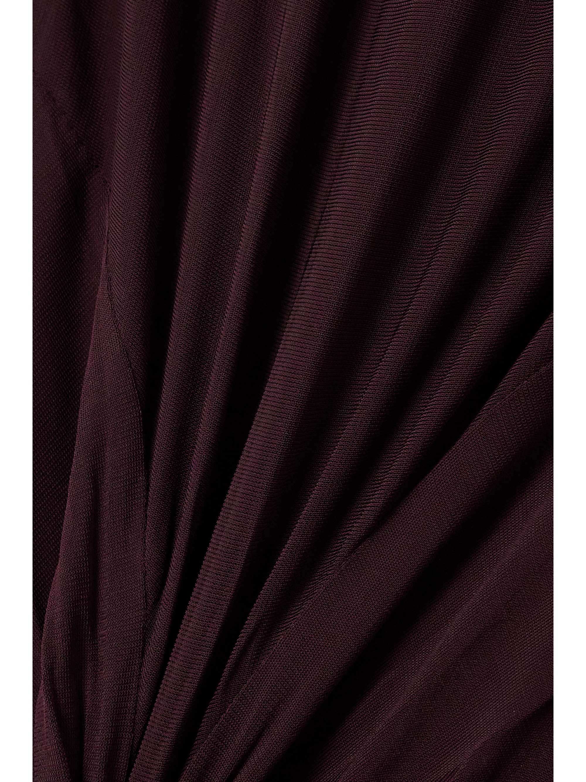 ALAÏA Archetypes ruched stretch-jersey turtleneck midi dress