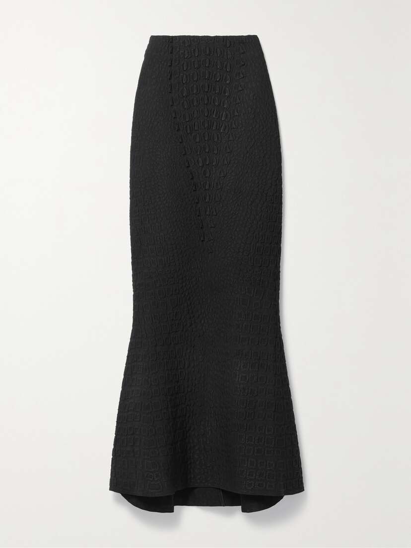 Alaïa Archetypes Cloqué Maxi Skirt