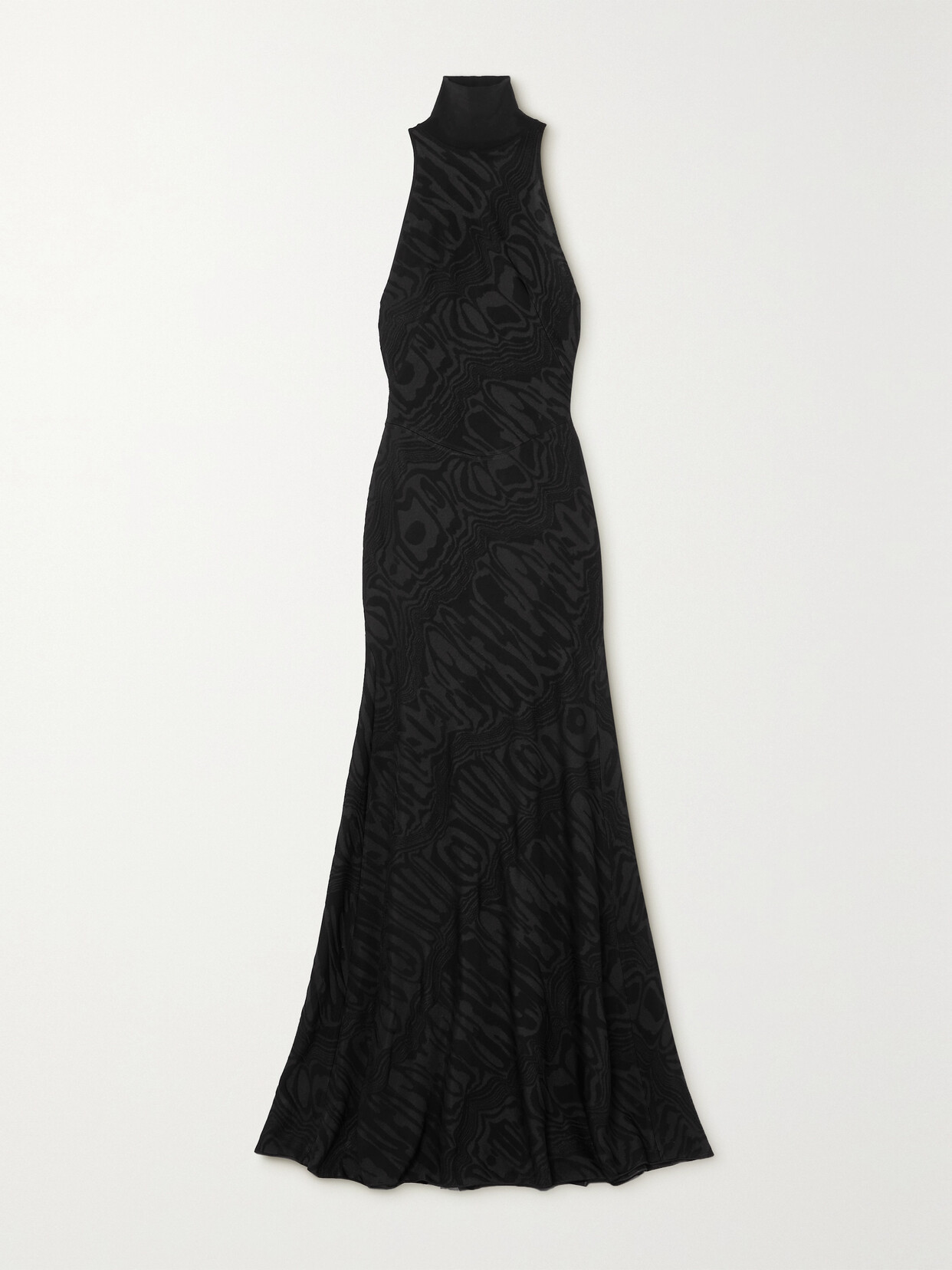 Alaïa Archetypes Jacquard-knit Gown In Black