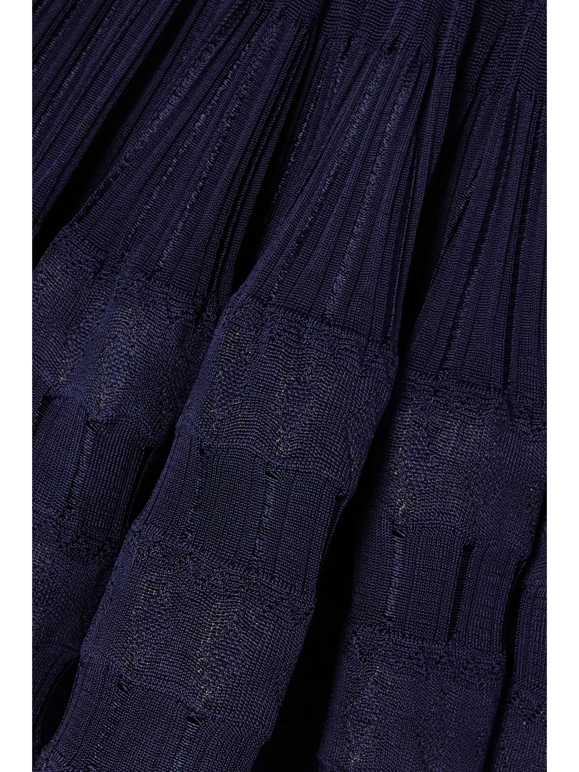 ALAÏA Archetypes ribbed pointelle-knit mini dress