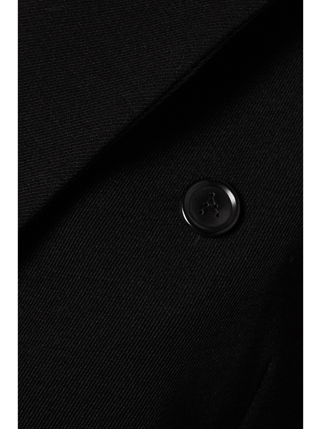 Alaïa Archetypes Double-breasted Stretch-gabardine Jacket In Black