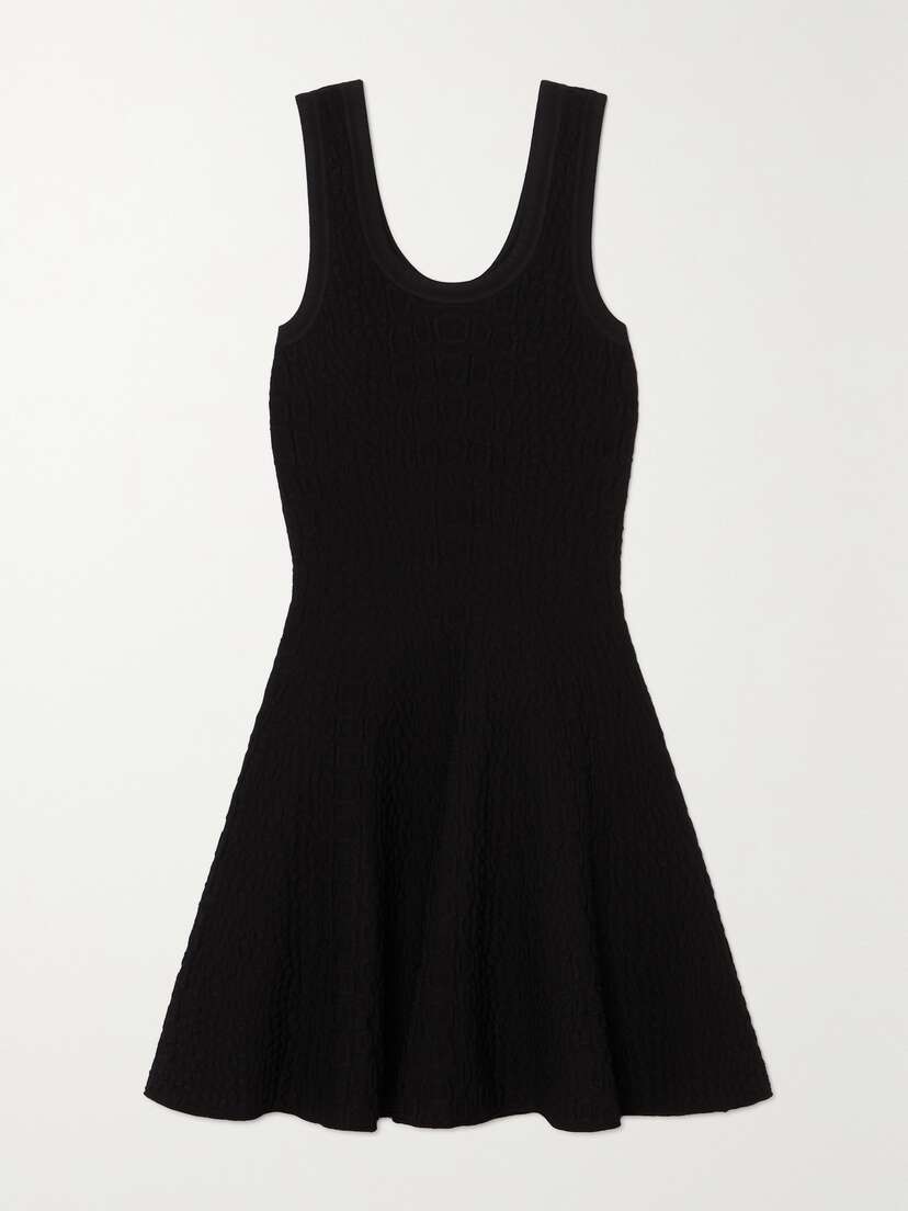 Alaïa Archetypes Pointelle-knit Mini Dress