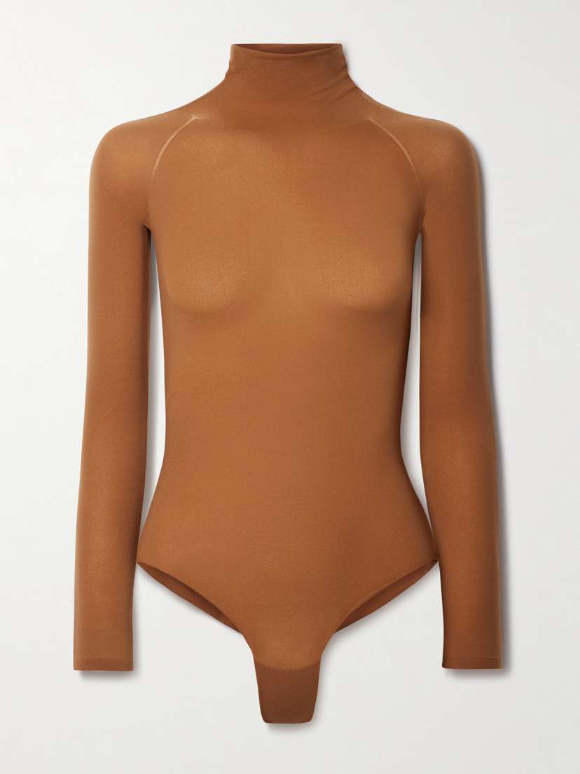 Alaïa Jersey Turtleneck Bodysuit