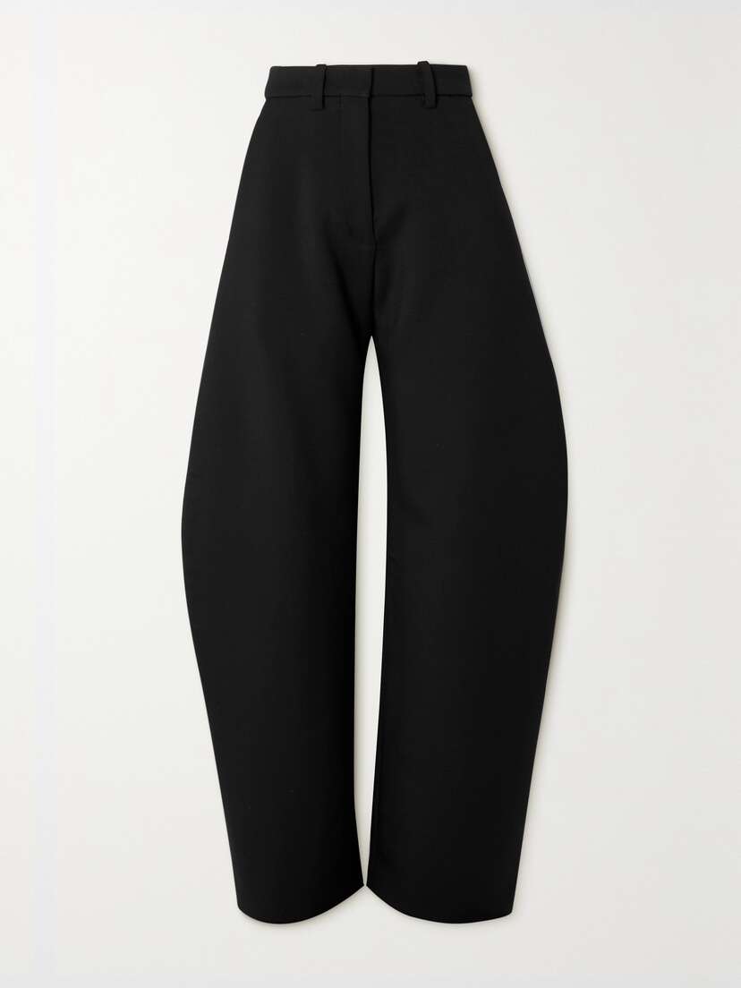 Alaïa Archetypes Tapered Stretch-wool Gabardine Pants