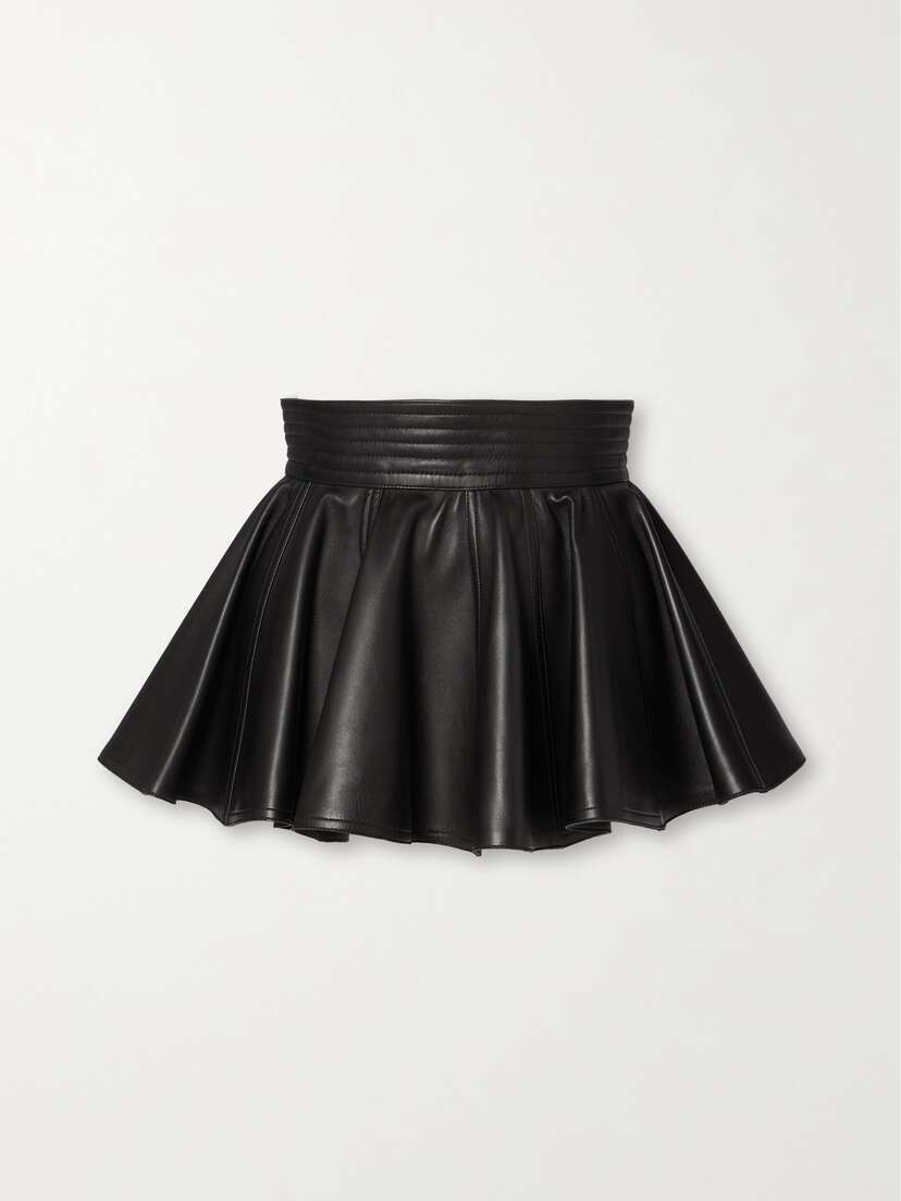 Alaïa Ruffled Leather Waist Belt