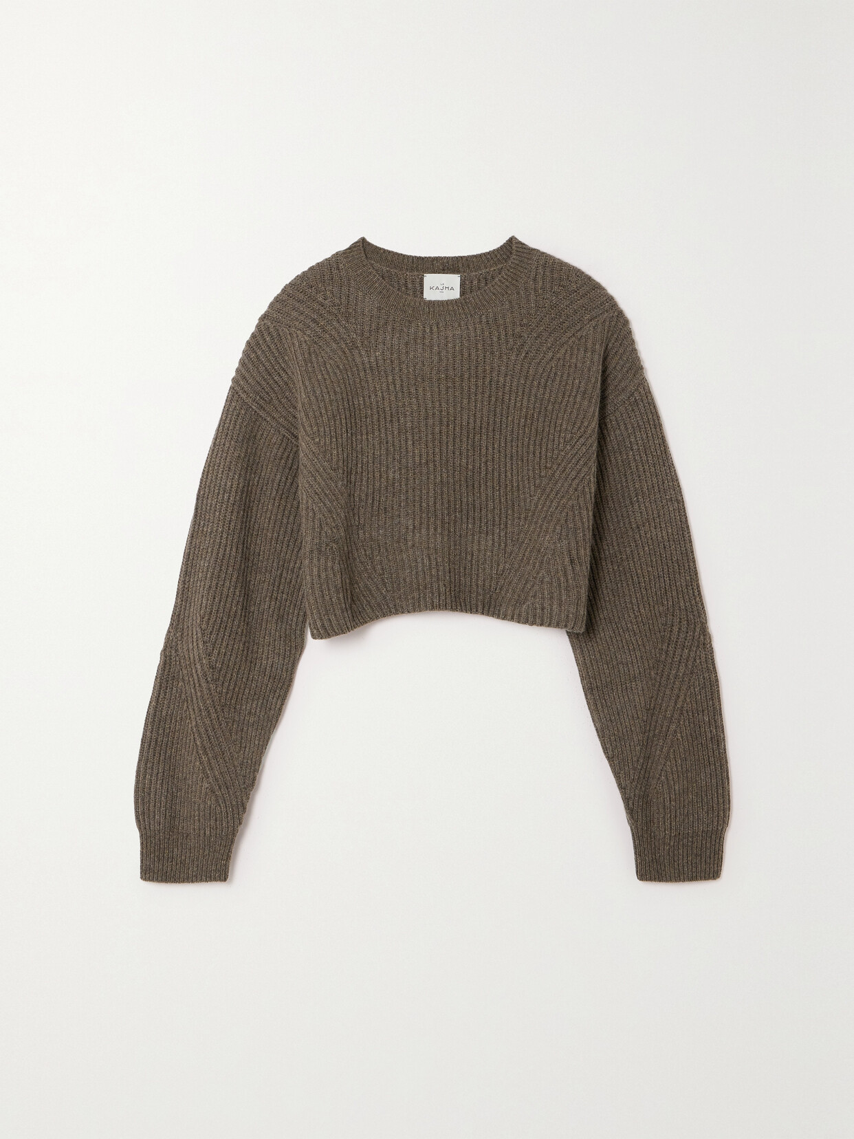 Le Kasha Yucutan Ribbed Organic Cashmere Sweater In Green