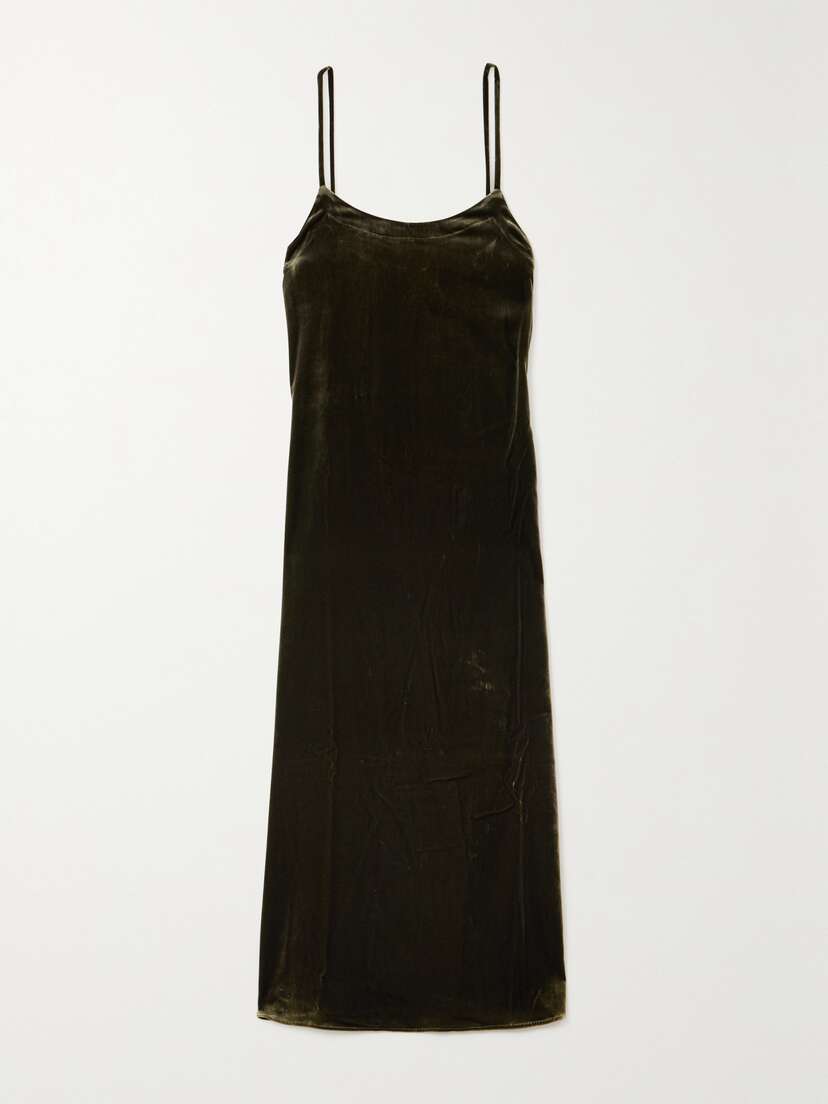 Le Kasha San Vio Velvet Maxi Dress