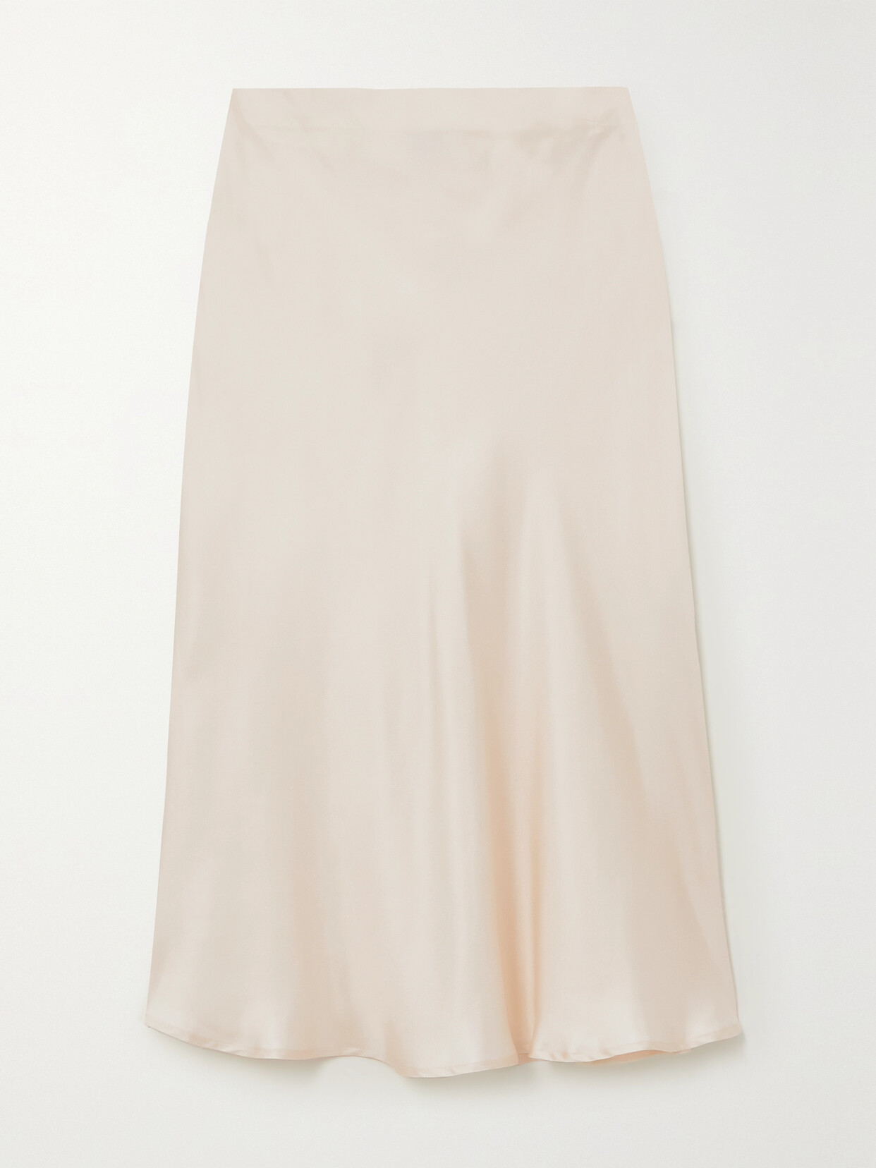 Le Kasha - Aksou Silk-satin Midi Skirt - Cream