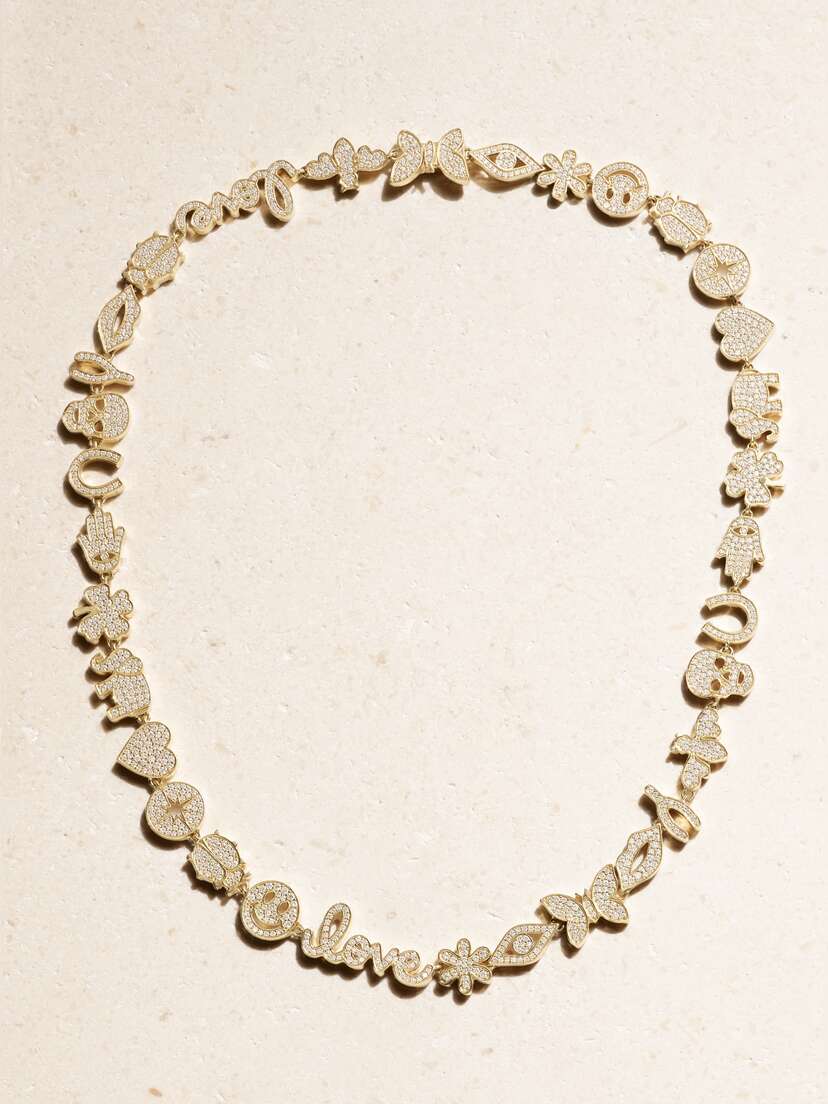 Sydney Evan Anniversary 14-karat Gold Diamond Necklace