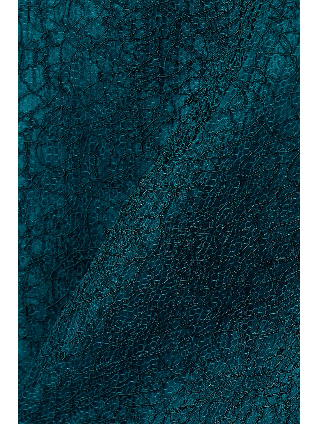 Jason Wu Collection Cropped Layered Corded Lace And Silk-organza Top In Green