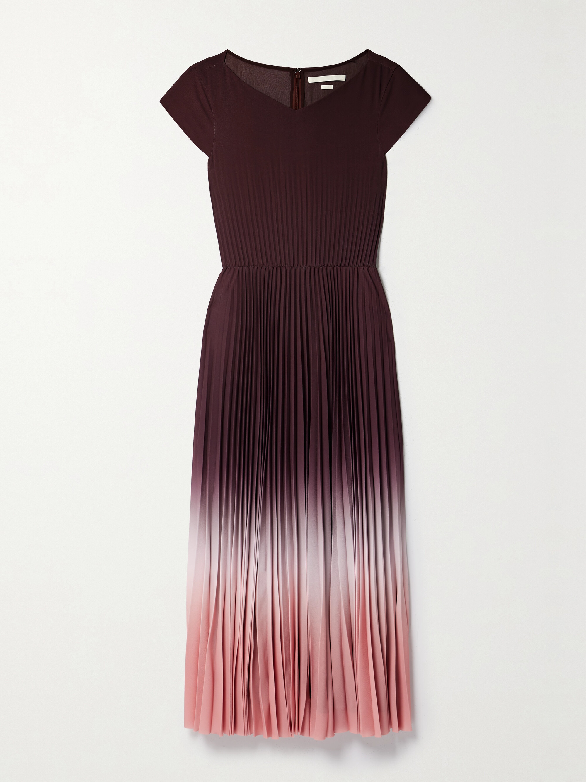 Jason Wu Collection Marocaine dégradé pleated crepe midi dress thumbnail