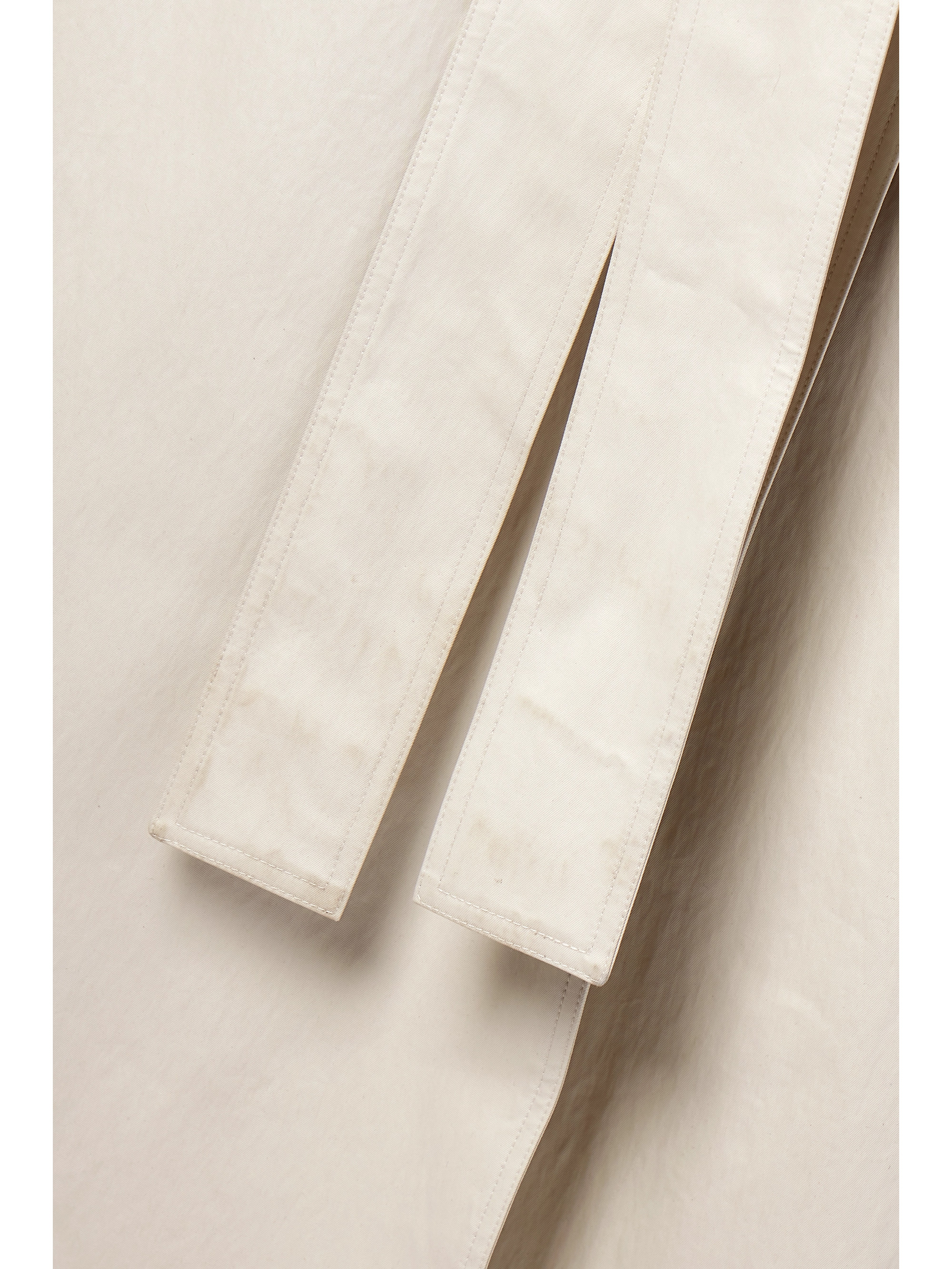 KHAITE Minnie belted cotton-blend twill trench coat
