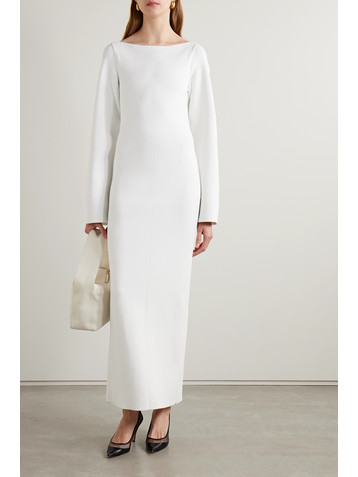 KHAITE Alta ribbed-knit maxi dress