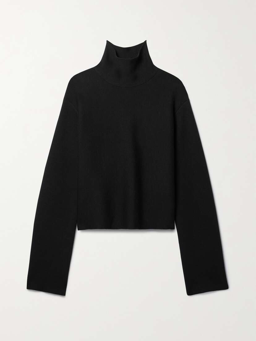 Khaite Sree Wool-blend Turtleneck Sweater - x large