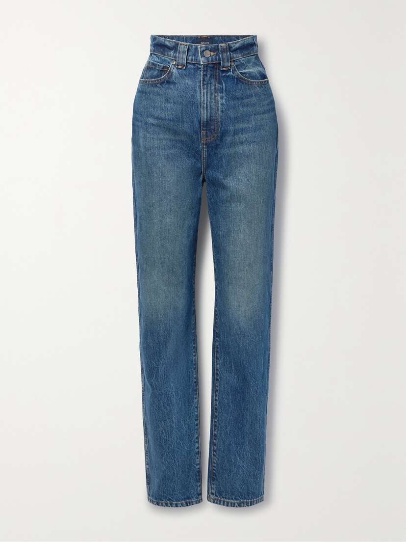 Khaite Albi High-rise Straight-leg Jeans