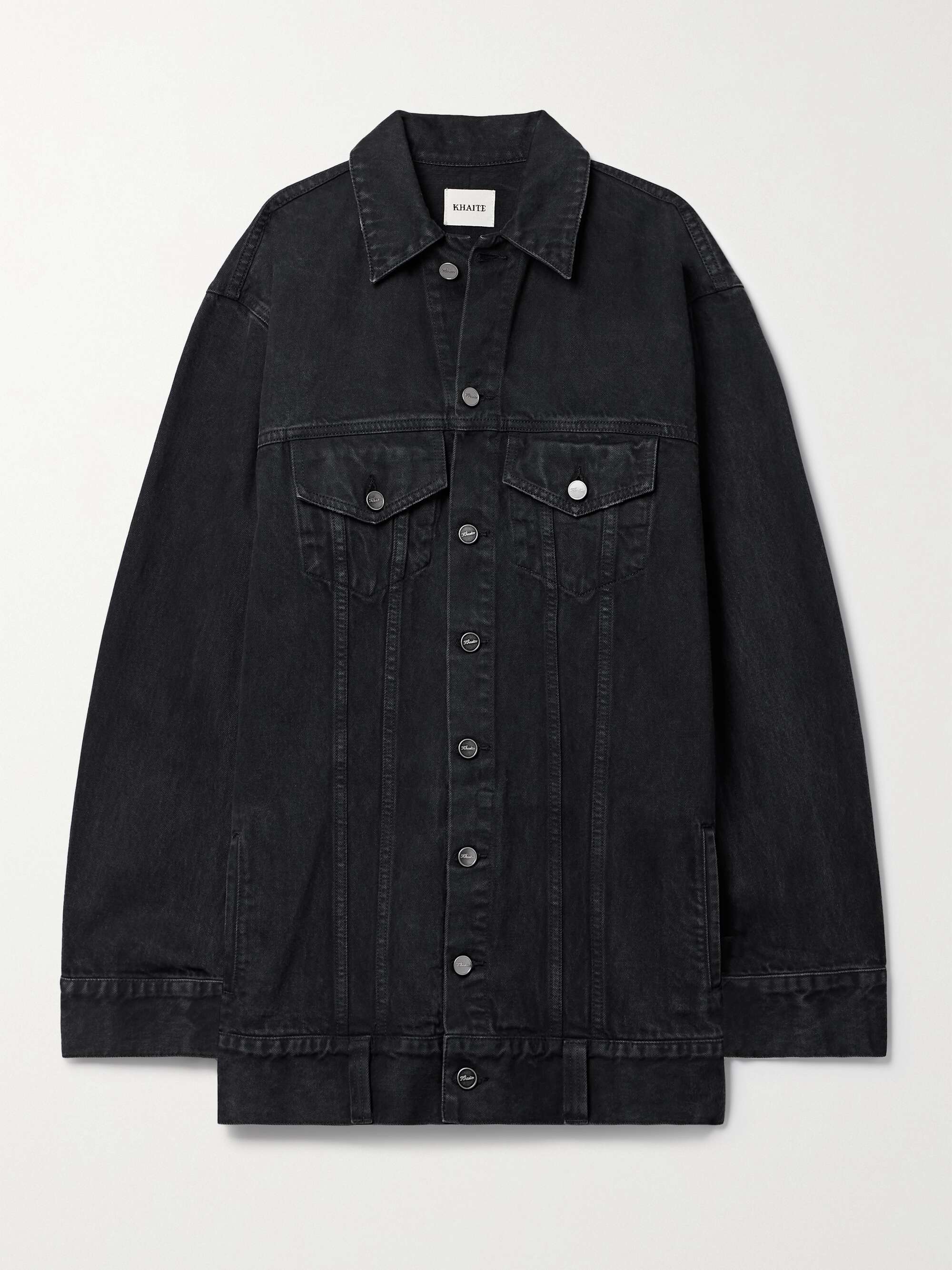 KHAITE Ross oversized denim jacket | NET-A-PORTER