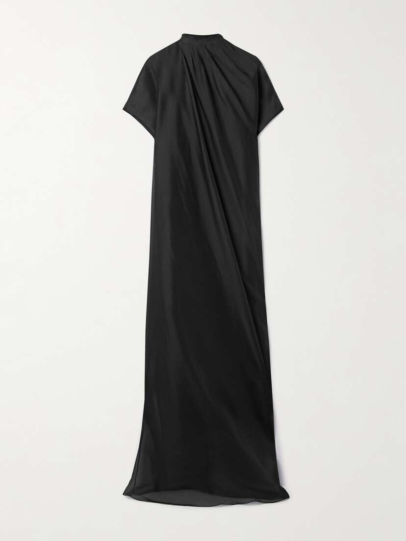 Khaite — Essie gathered silk-organza gown