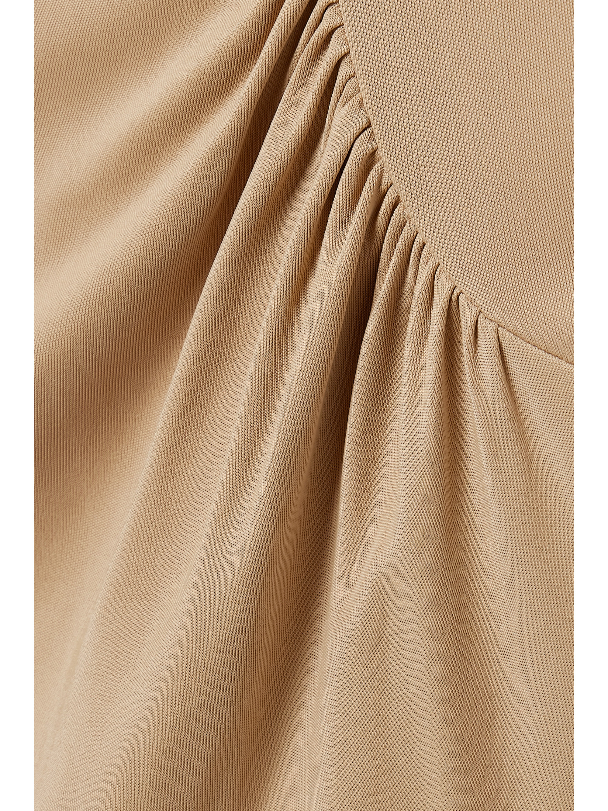 KHAITE Oron gathered stretch-jersey gown