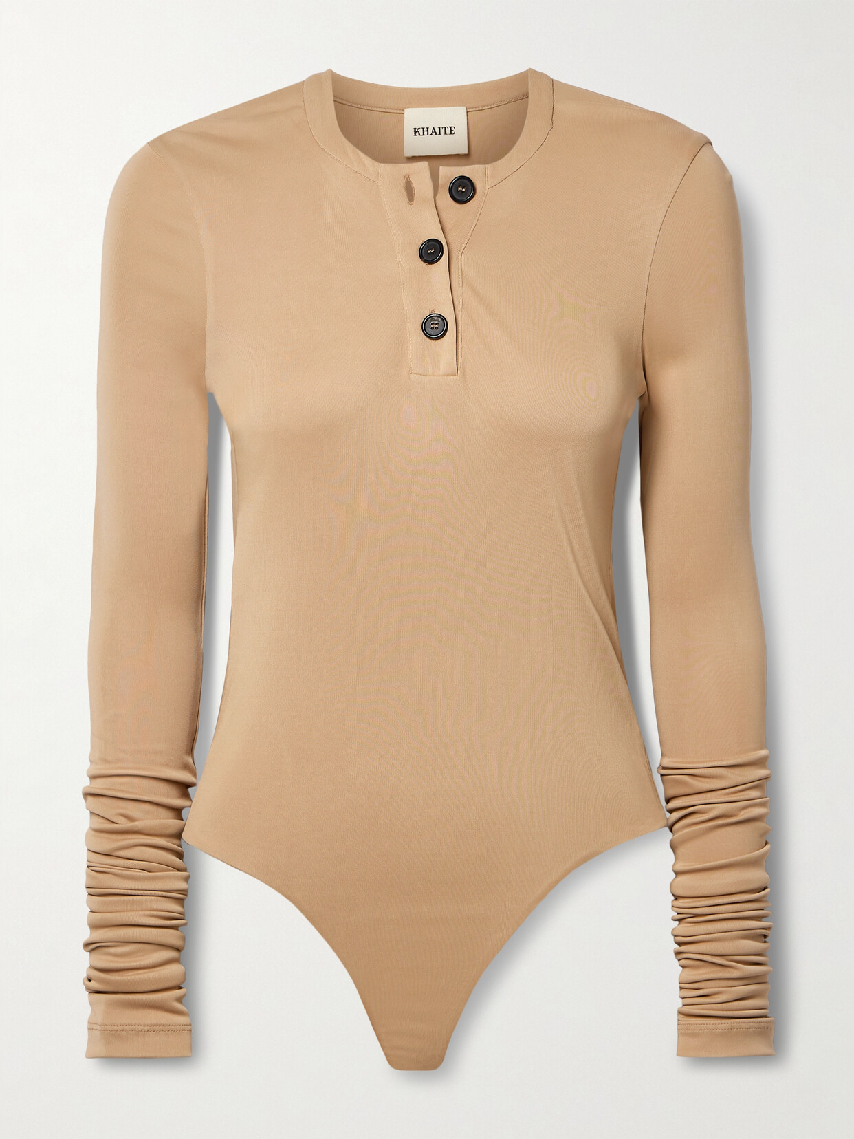 Khaite - Janelle Stretch-jersey Bodysuit - Neutrals