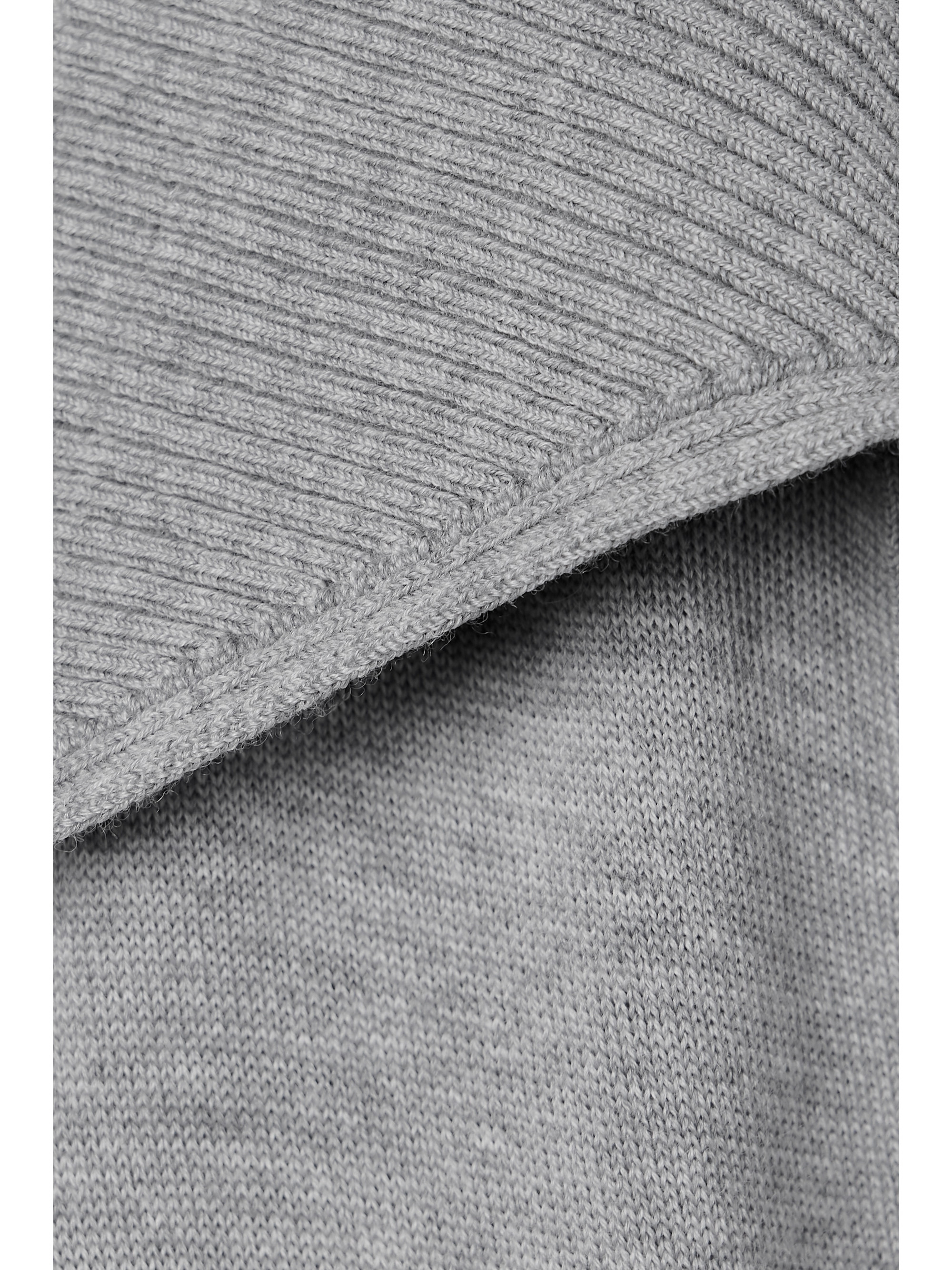 KHAITE Rue layered merino wool-blend maxi dress thumbnail