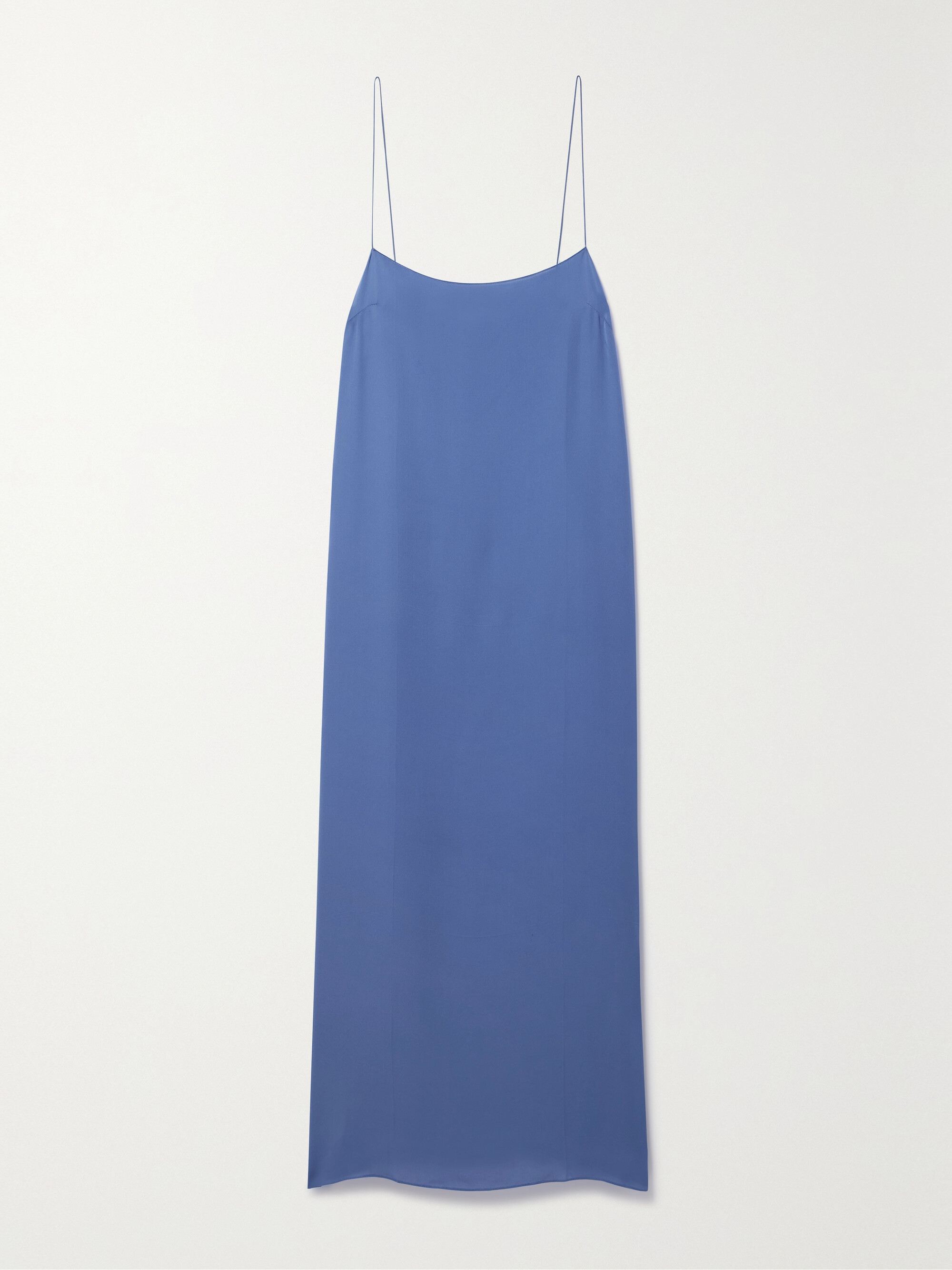 KHAITE Sicily silk-georgette midi dress