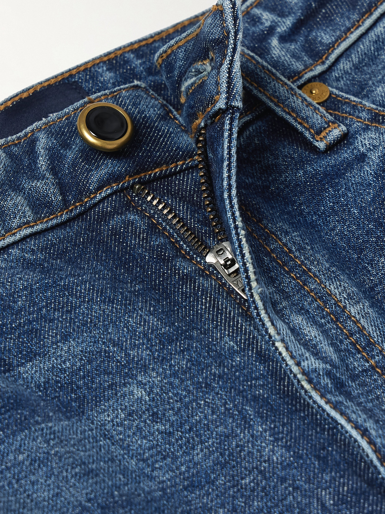 Khaite Danielle High-rise Slim-leg Jeans In Blue