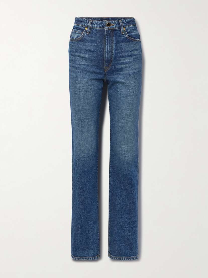 Khaite Danielle Stretch High-rise Slim-leg Jeans