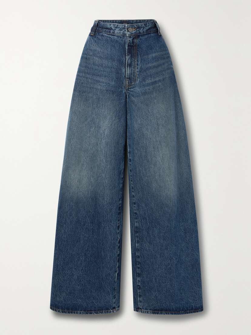 Khaite Jacob High-rise Wide-leg Jeans