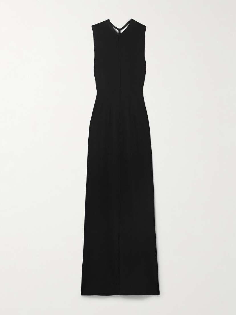 Khaite Teri Open-back Jersey Maxi Dress