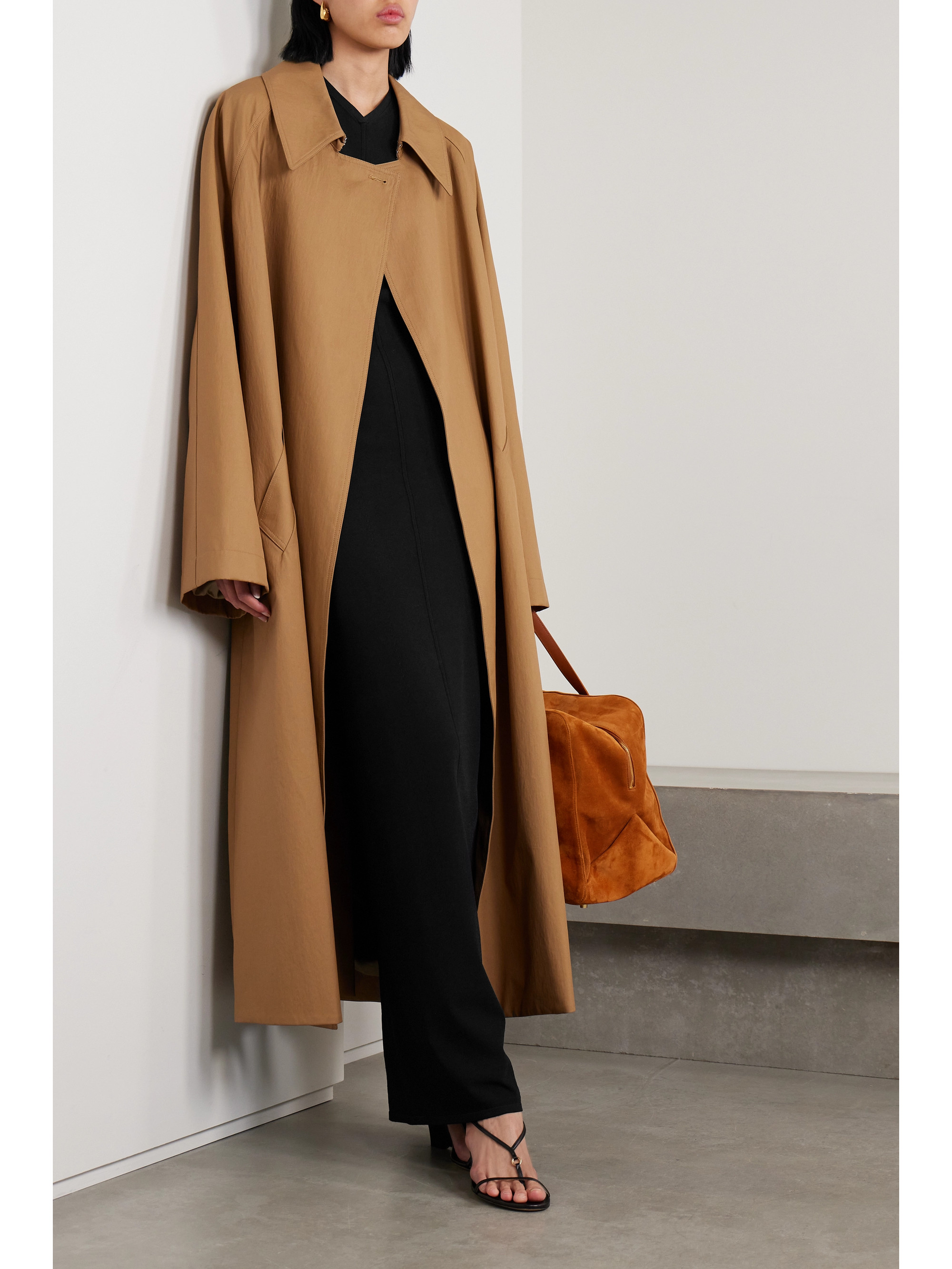 KHAITE Teri open-back jersey maxi dress