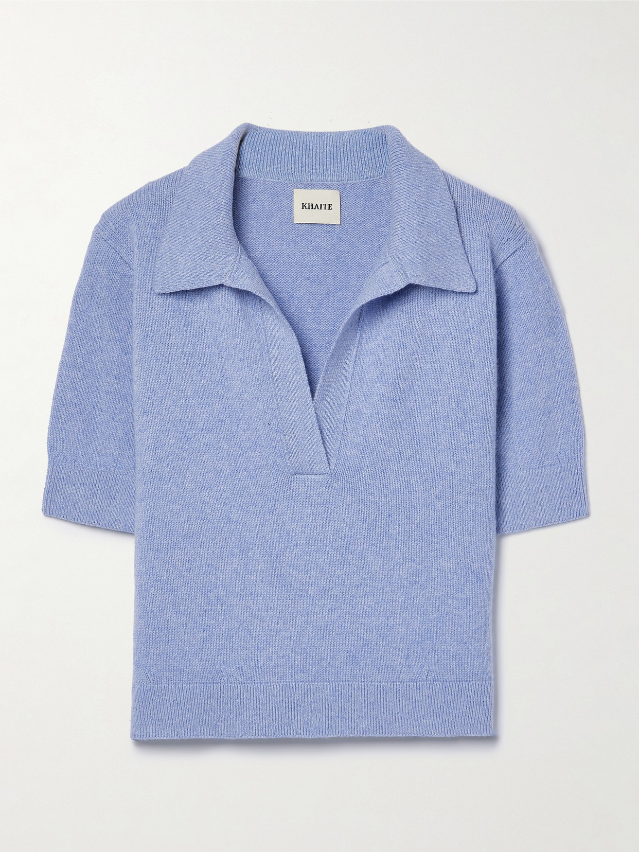 Khaite - Shrunken Jo Cashmere-blend Sweater - Blue