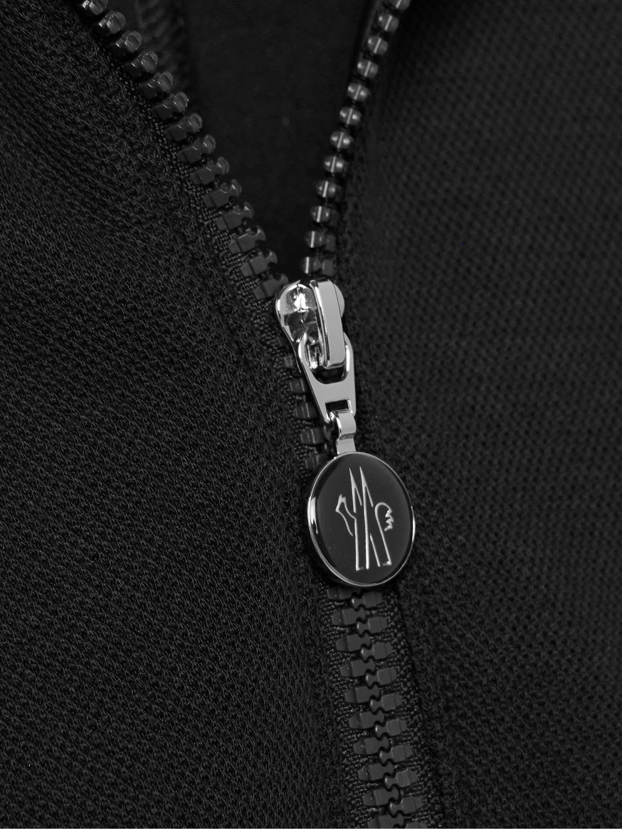 Moncler Cotton-blend piqué mini dress