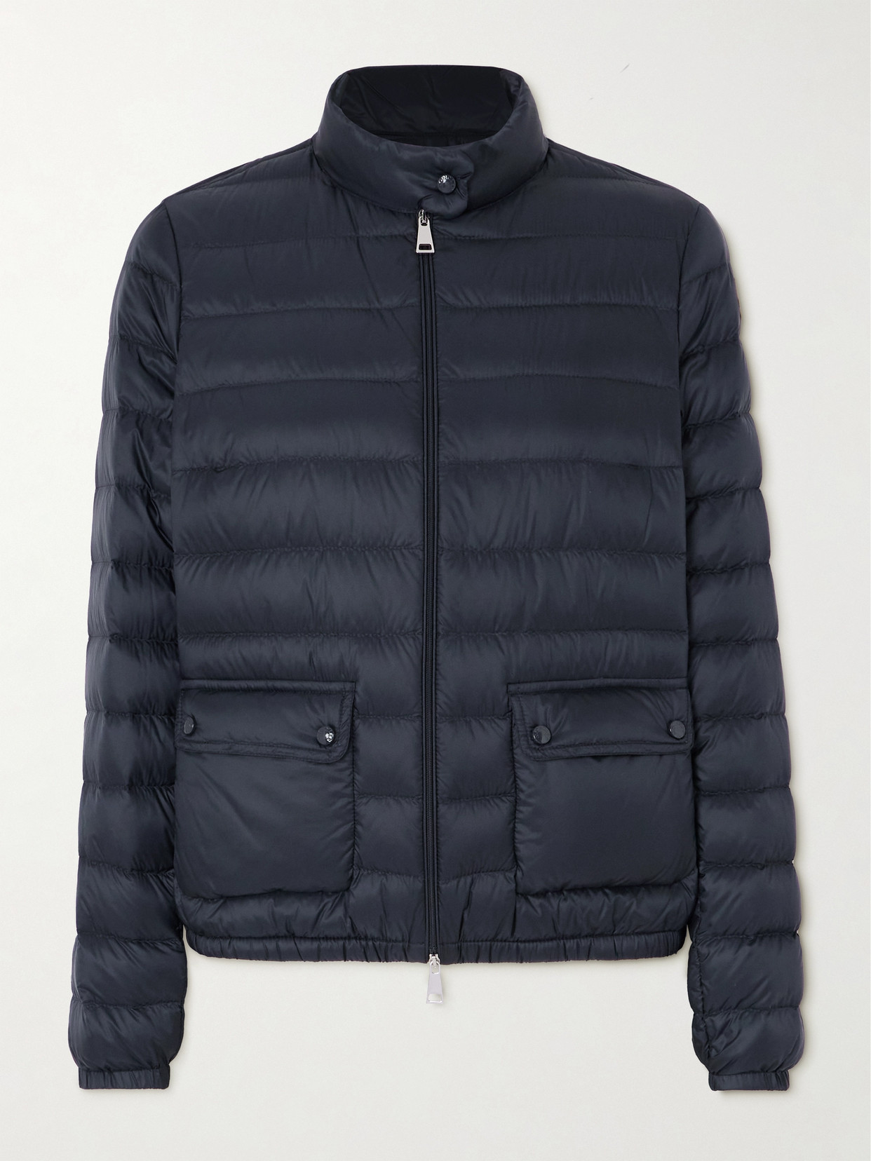 Shop Moncler Lans Quilted Shell Down Jacket In Blue