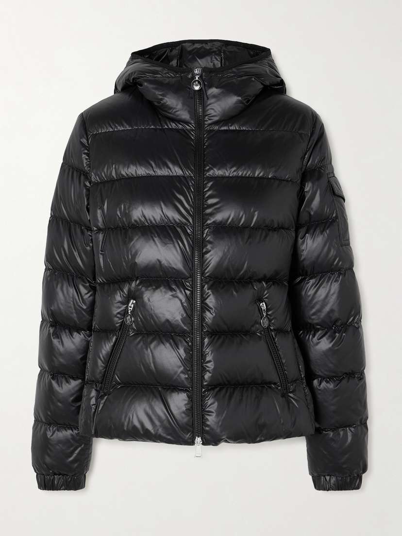 Moncler Gles Hooded Quilted Shell Down Jacket