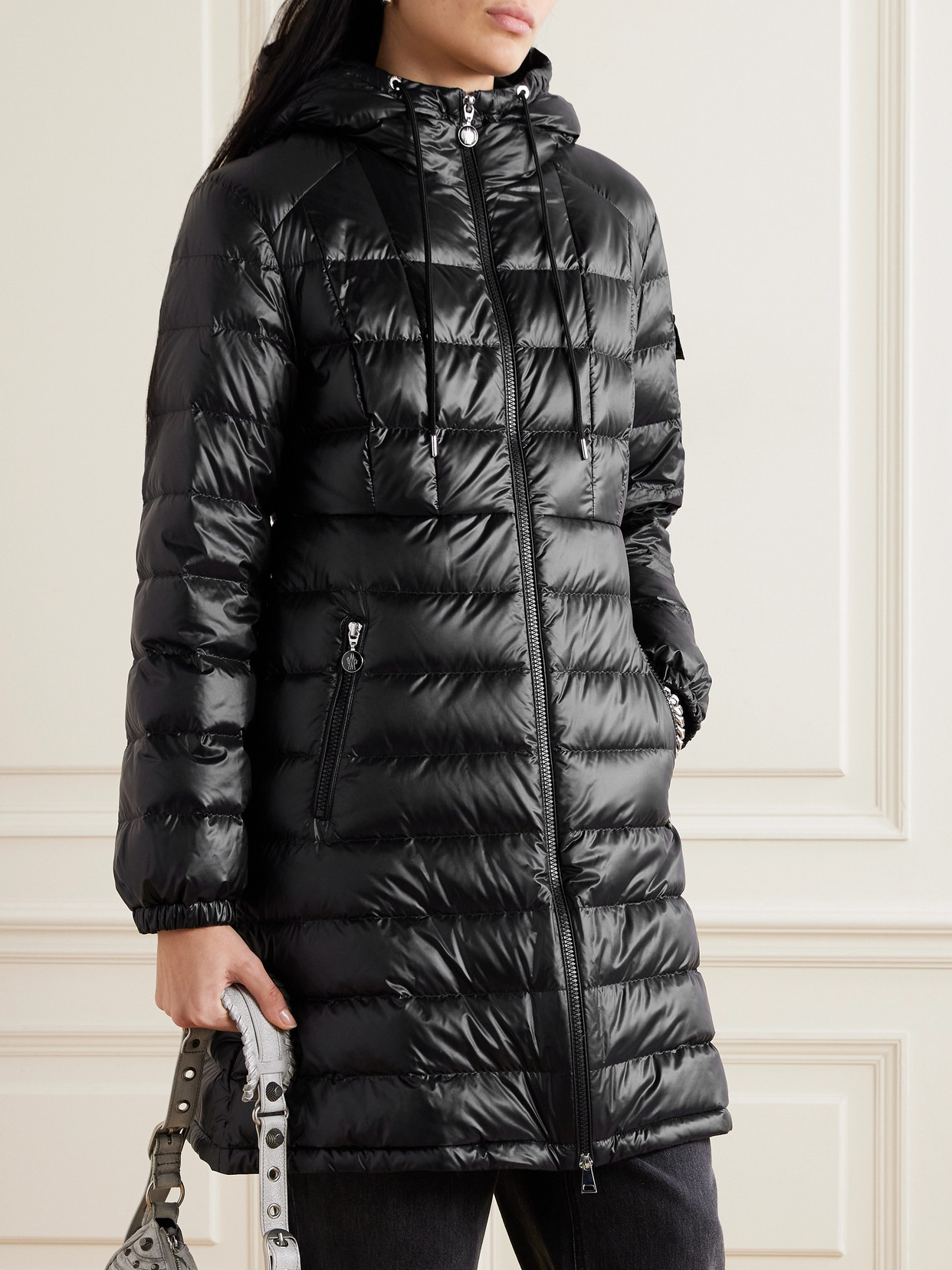Amintore Quilted Shell Hooded Down Parka