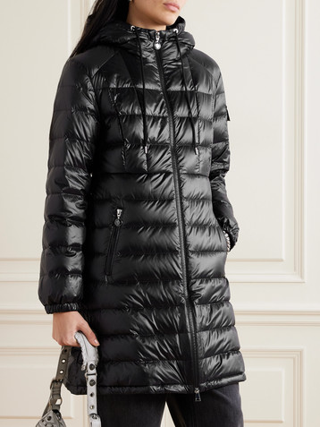 Moncler Amintore quilted shell hooded down parka